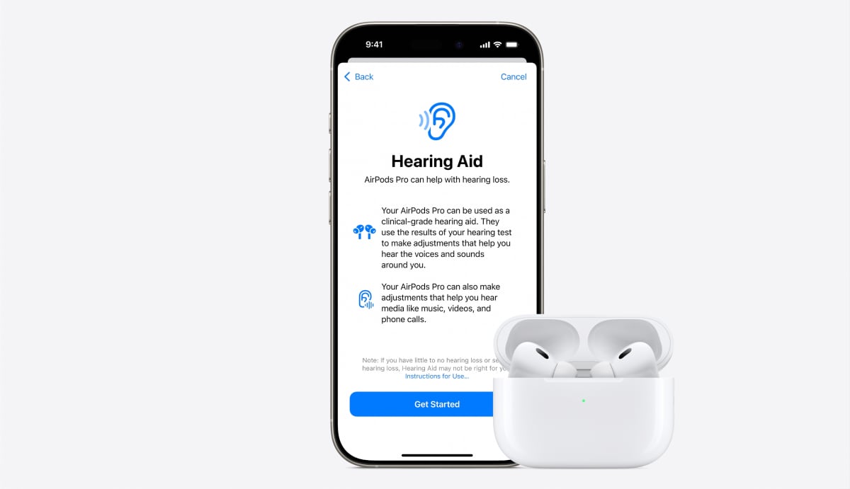 Hearing aid AirPods Pro 2