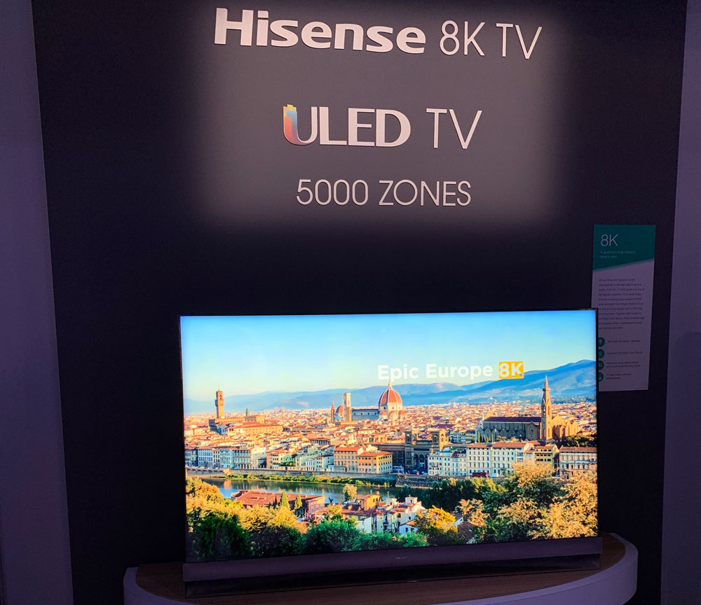 Hisense 8K LCD prototype Hisense 8K LCD prototype
