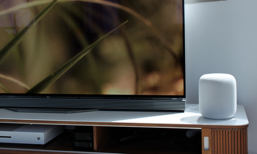 Set up shop homepod stereo