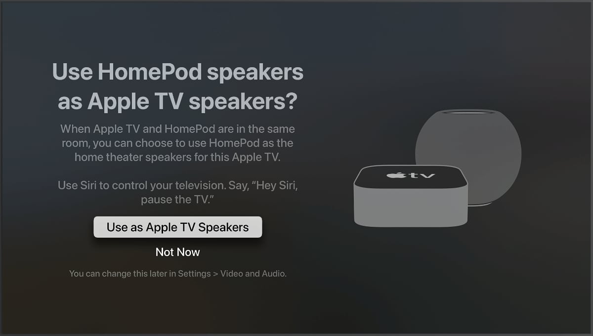 Apple tv sales airplay homepod