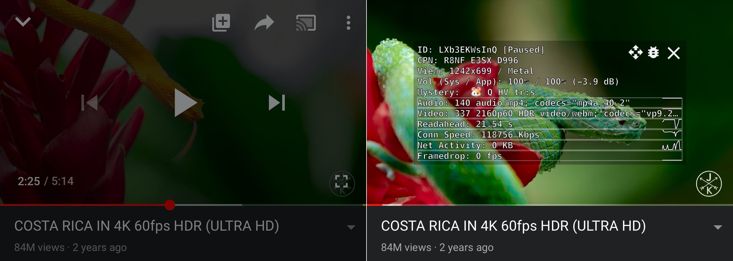 does youtube have 4k hdr videos