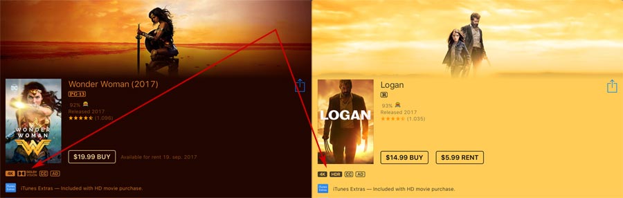 iTunes 4K HDR iTunes 4K HDR
