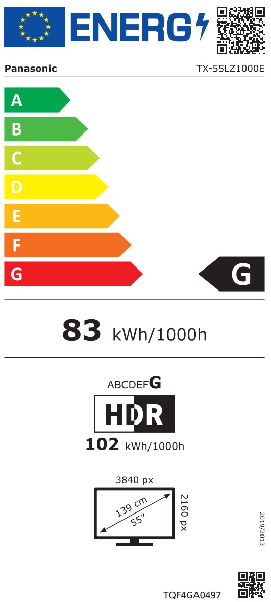 55LZ1000 energy label 55LZ1000 energy label