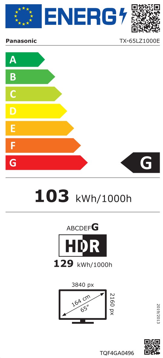 65LZ1000 energy label