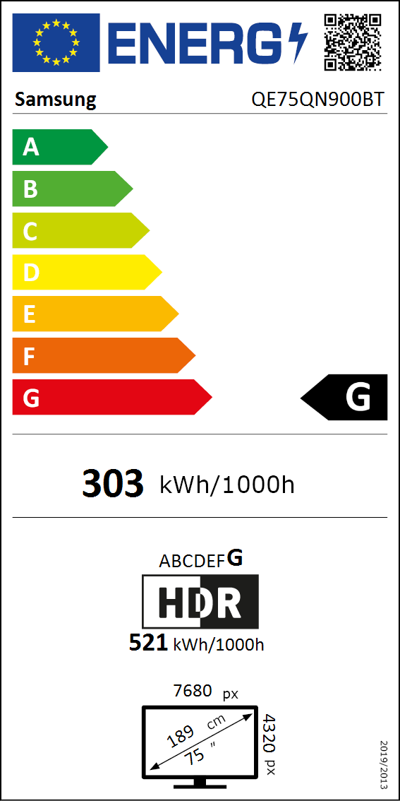 75QN900B energy label 75QN900B energy label