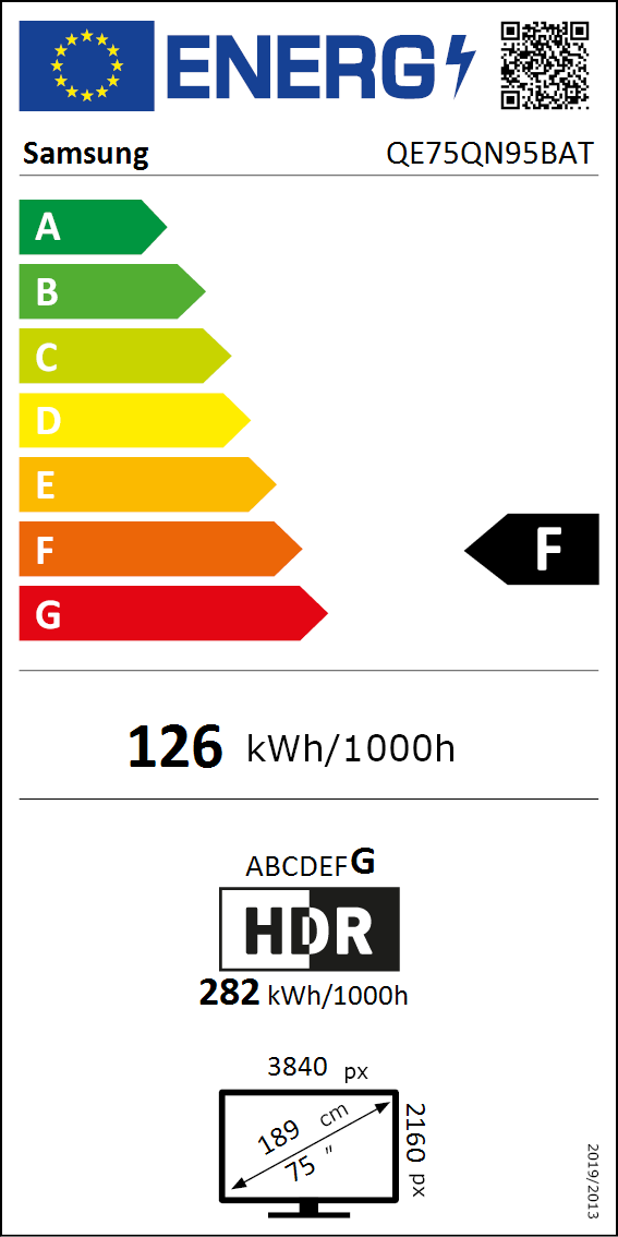 75QN95B energy label 75QN95B energy label