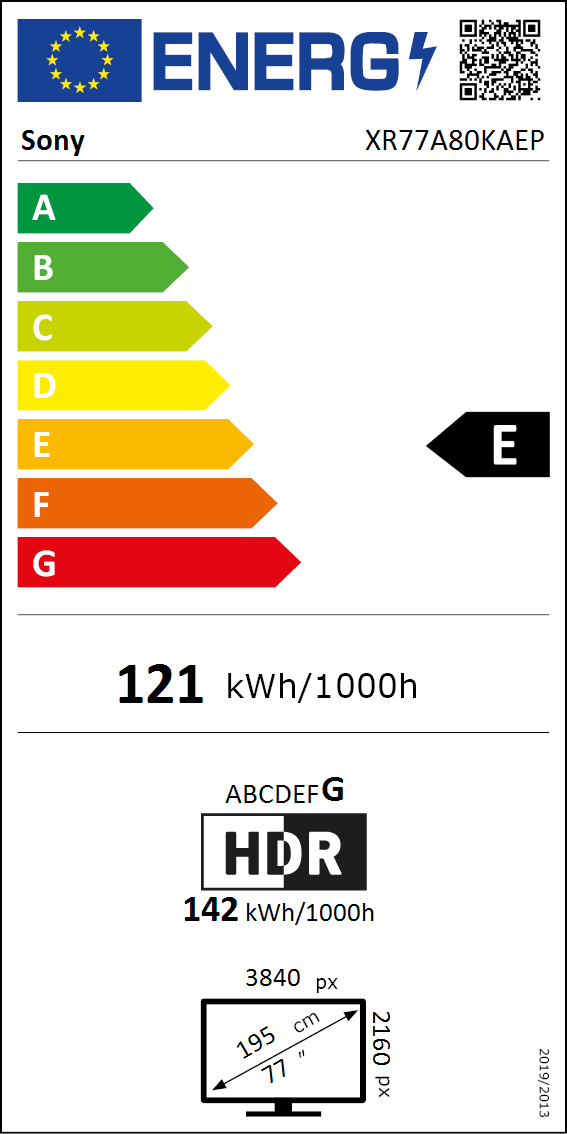 77A80K energy label