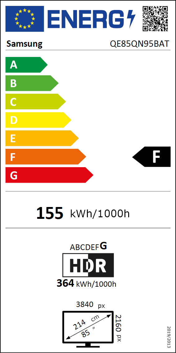 85QN95B energy label 85QN95B energy label