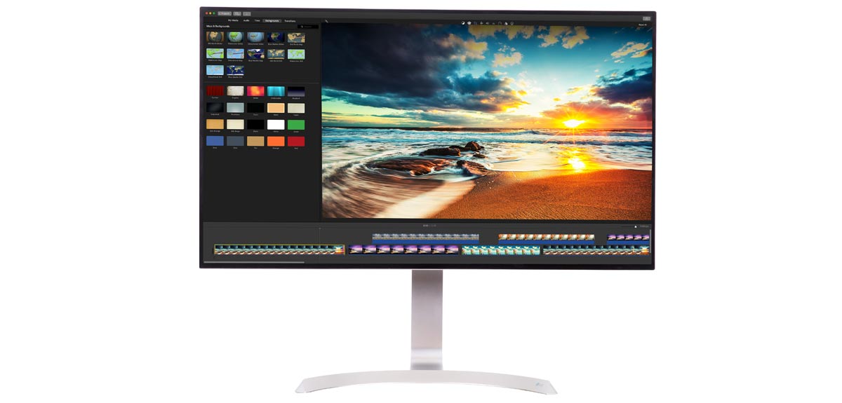 LG first HDR PC monitor Chromecast monitor - FlatpanelsHD