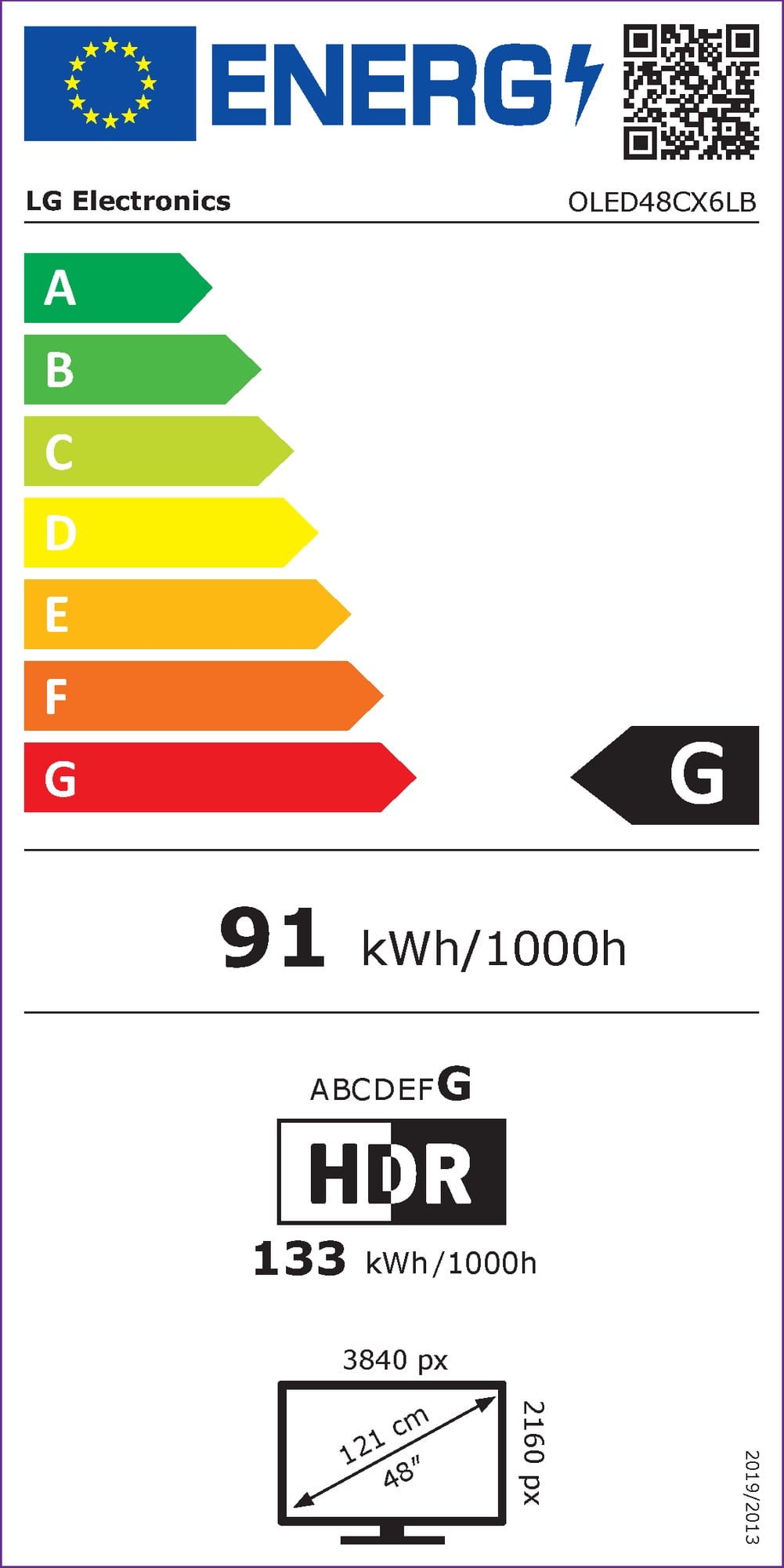 LG OLED energy consumption