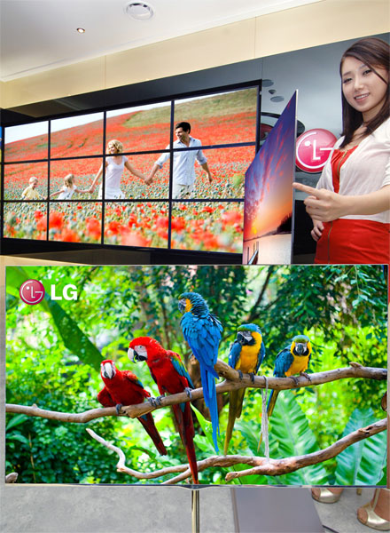 Click to enlarge LG’s 55-inch OLED-TV