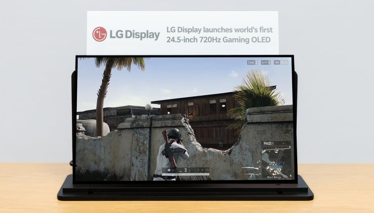 25-inch 720Hz OLED