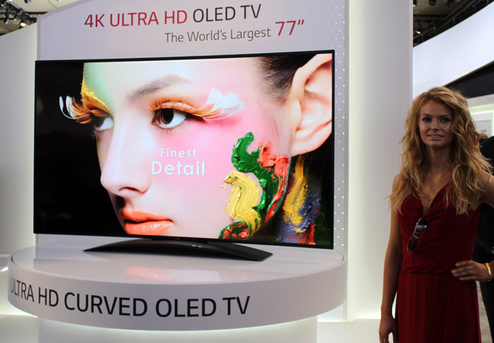 Click to enlarge LGs 77-tommer 4K OLED-TV