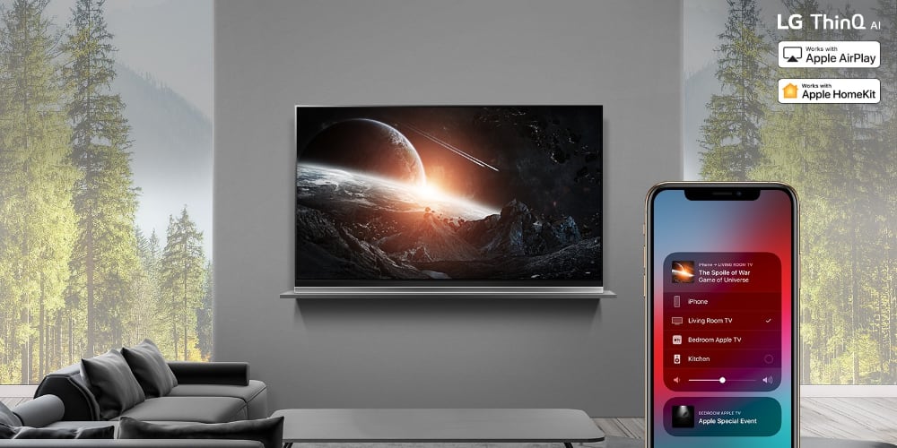  LG TVs - AirPlay 2 and HomeKit