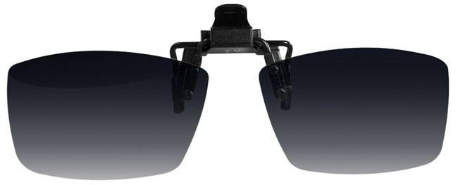 Click to enlarge LG’s clip-on 3D glasses