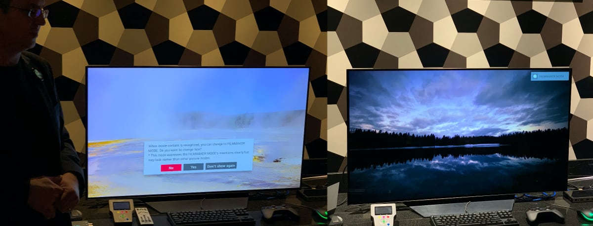 Filmmaker Mode in LG 2020 TVs