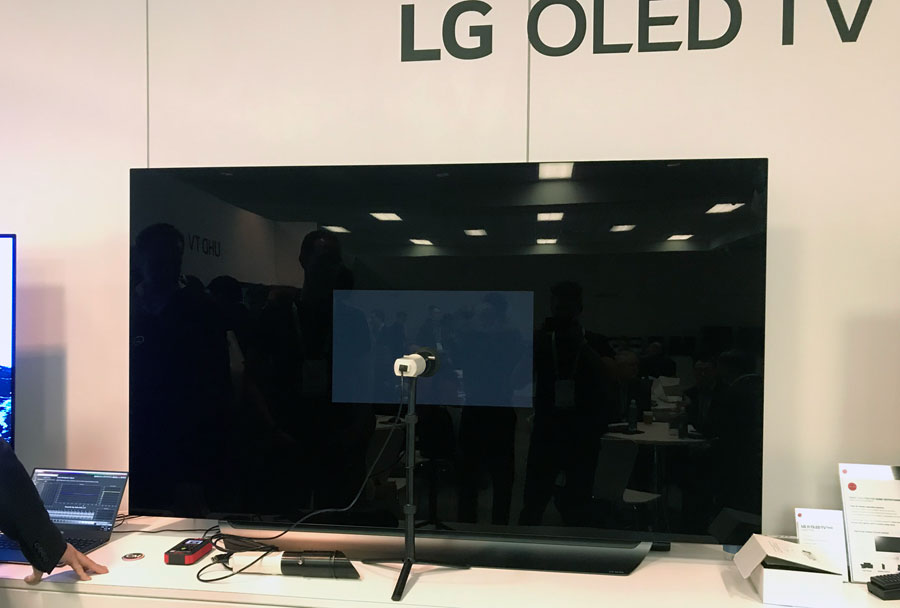 LG 2018 OLED auto-calibration