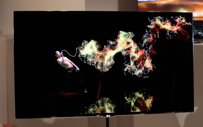 Click to enlarge LG’s 55-inch OLED-TV hands-on