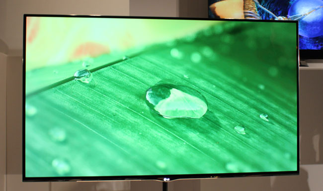 Click to enlarge LG’s 55-inch OLED-TV hands-on