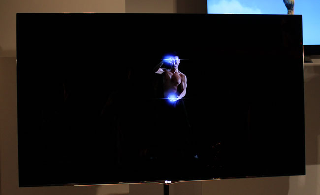 Click to enlarge LG’s 55-inch OLED-TV hands-on