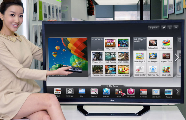 Click to enlarge LG Smart TV