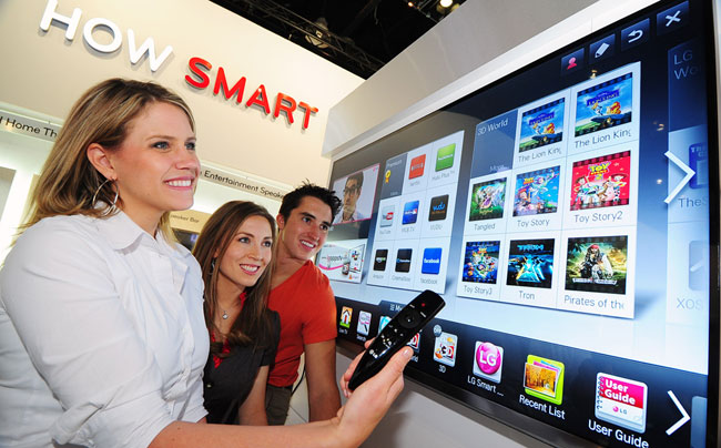 Click to enlarge LG Smart TV