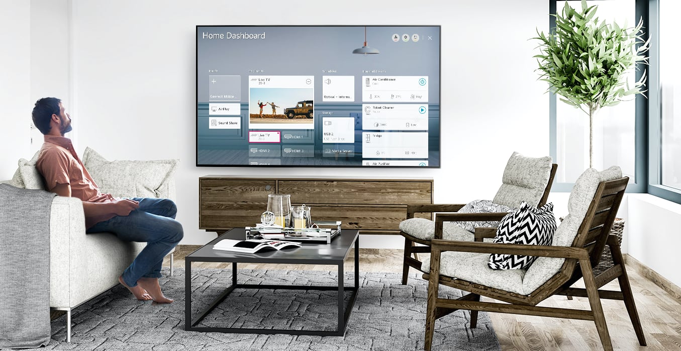 LG 2020 TV Dashboard