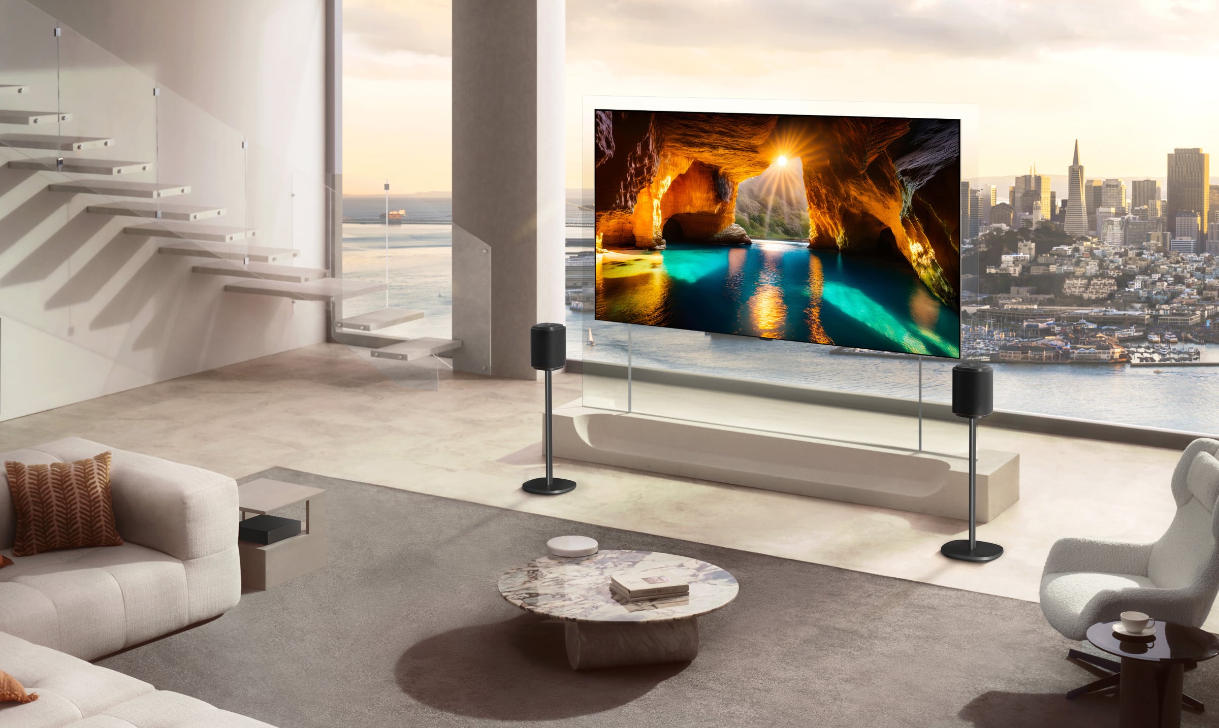 LG W6 wallpaper OLED