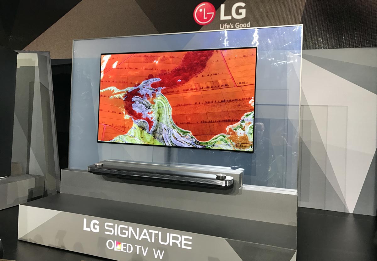 Lg Unveils W7 'Wallpaper Oled' Tv - Flatpanelshd