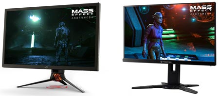 Acer Asus HDR PC monitors