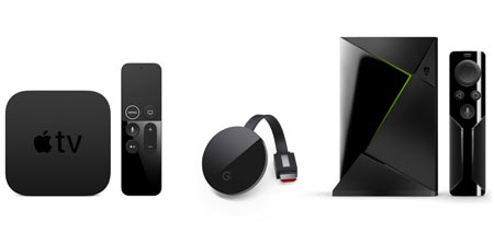 Apple TV 4K vs. Nvidia Shield vs. Chromecast vs. Roku Fire TV - FlatpanelsHD