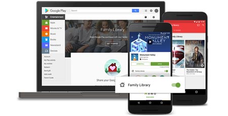 Google Play Family Library