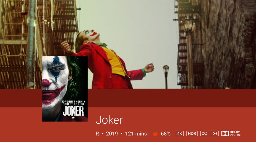Joker in Dolby Vision