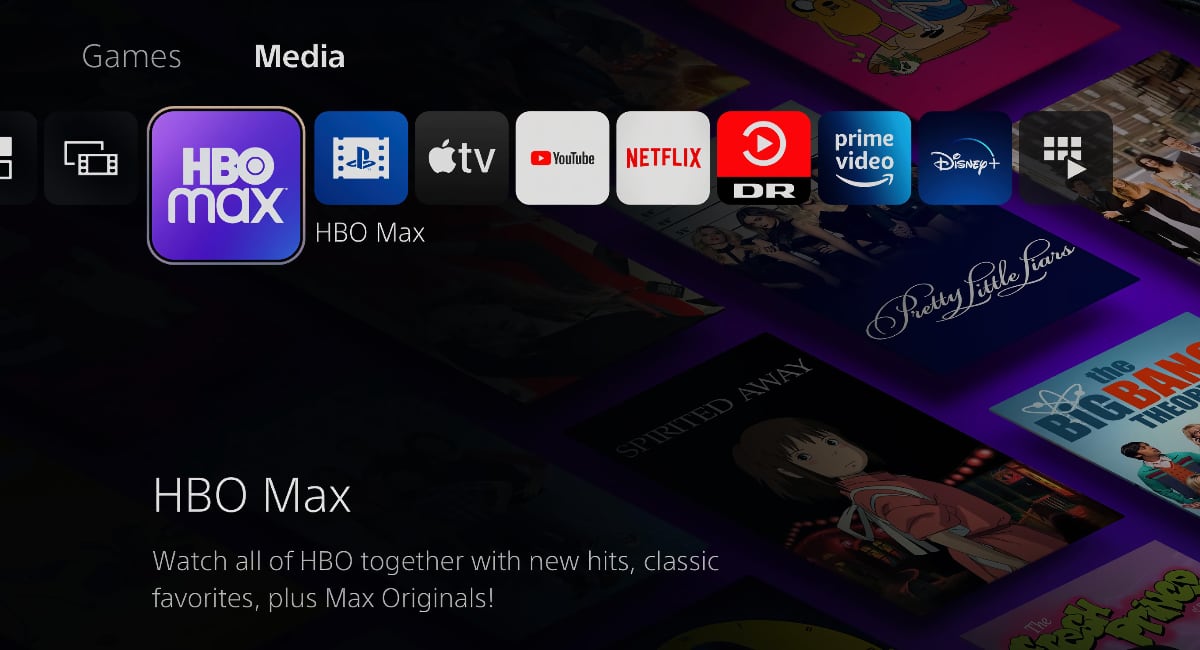 HBO Max PS5
