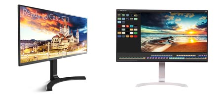 LG first HDR PC monitor Chromecast monitor - FlatpanelsHD