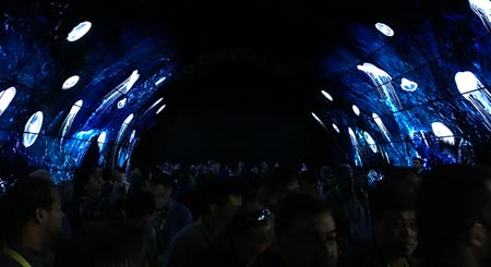 LG OLED tunnel