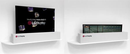 LG rollable OLED TV