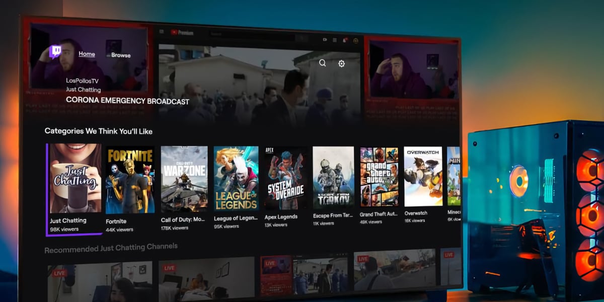 Twitch app arrives on LG TVs - FlatpanelsHD