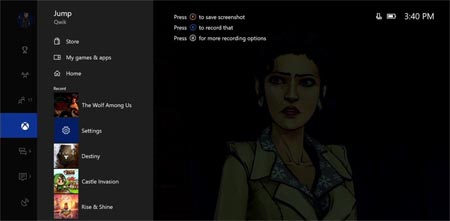 Xbox One 2017 dashboard