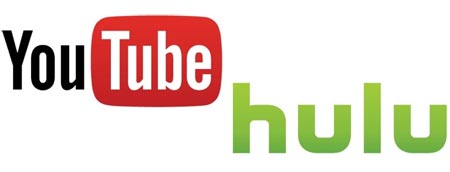 YouTube and Hulu