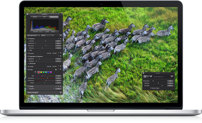 The new Macbook Pro with Retina display