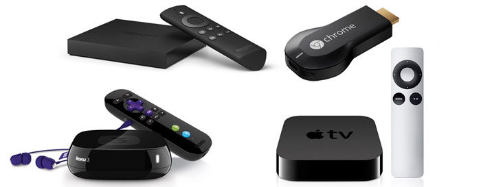 Click to enlarge Fire TV, Apple TV, Roku & Chromecast