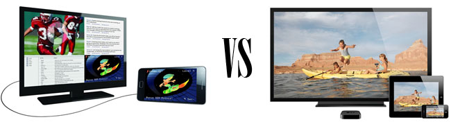 Click to enlarge MHL vs. AirPlay