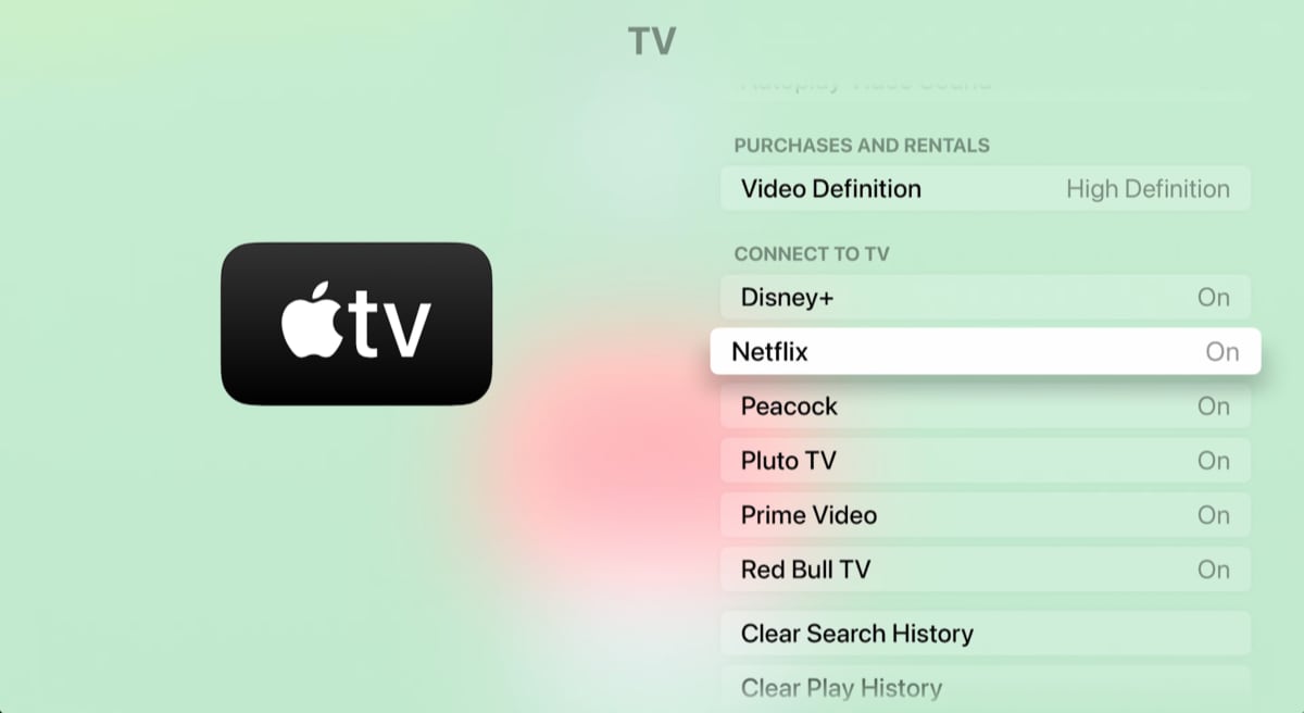 Netflix Apple TV app Netflix Apple TV app