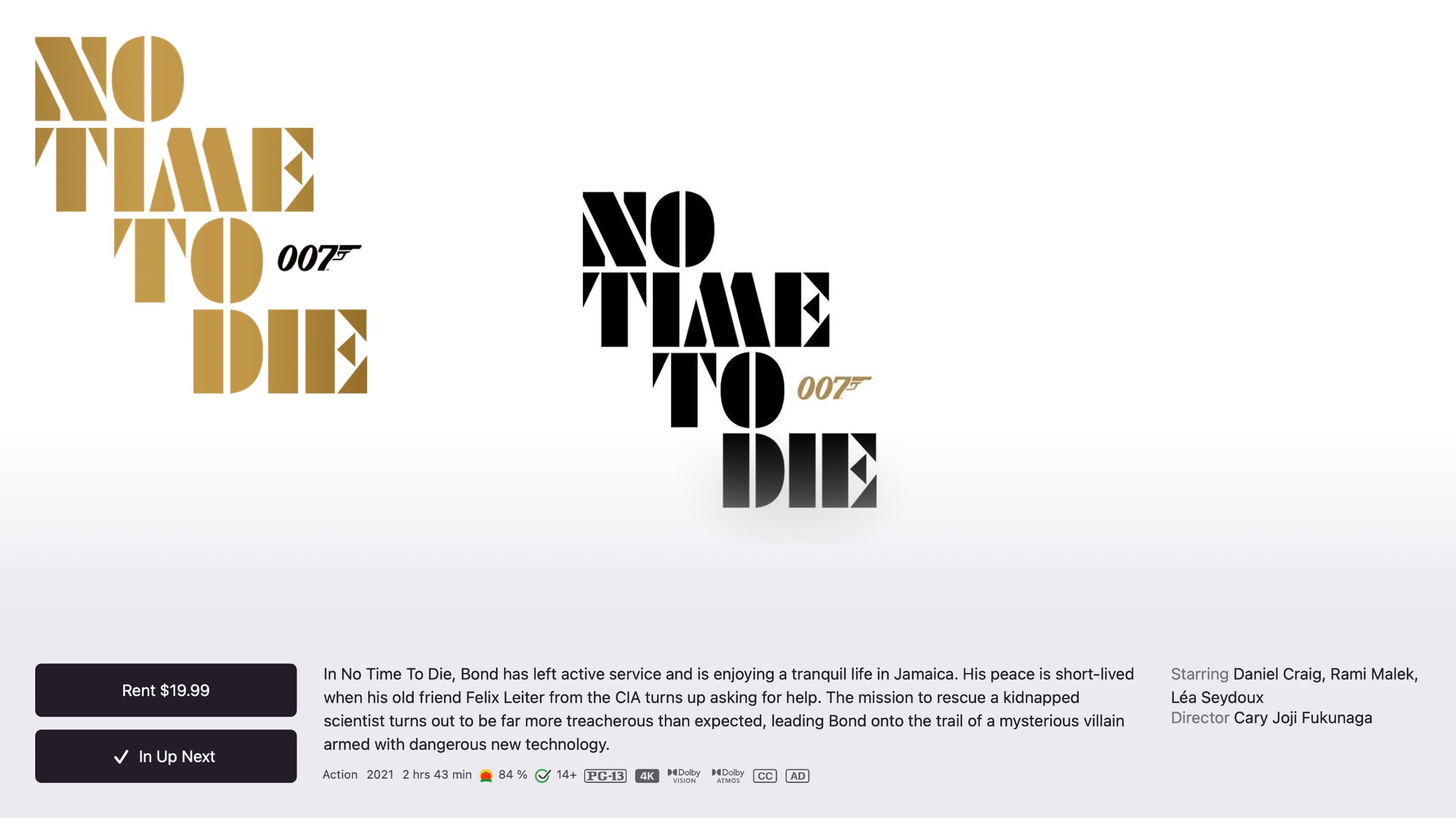 No Time to Die hits PVOD just 31 days after US theatrical debut