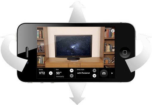 Panasonicâ€™s iPhone App can help you choose the right TV size