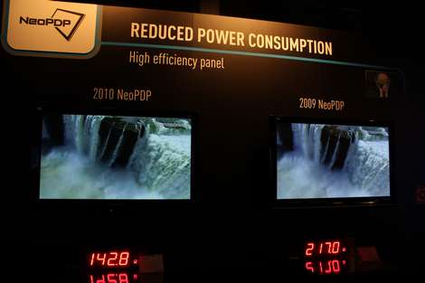 Panasonic 2010 line-up power consumption