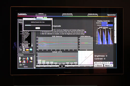 Panasonic VT30 with automatic calibration