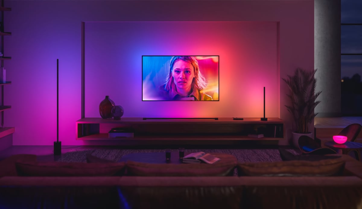 4K Ambilight + Philips Hue DEMO 2023 with Dolby Vision 