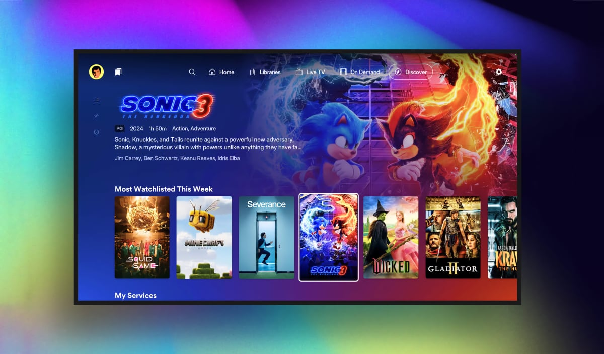 Plex redesigned TV app